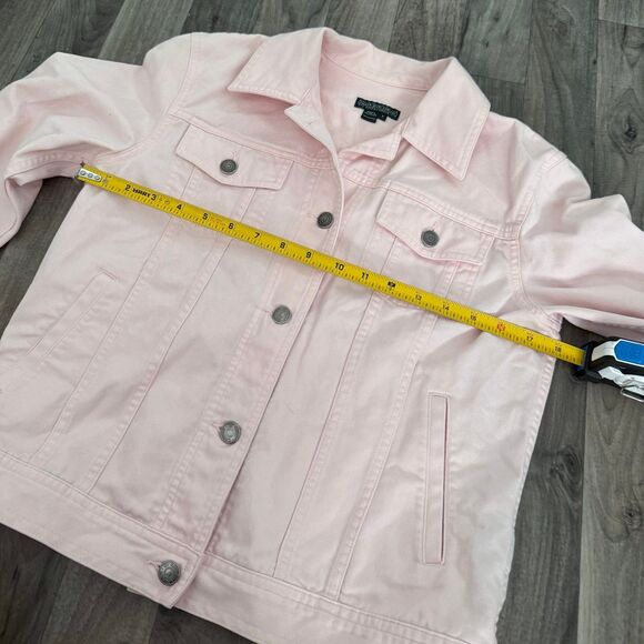 Ralph Lauren pastel pink coquette denim jacket - Picture 4 of 7